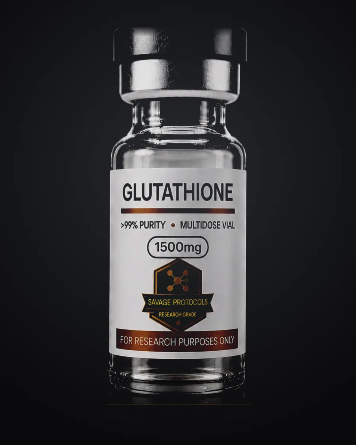Glutathione research vial
