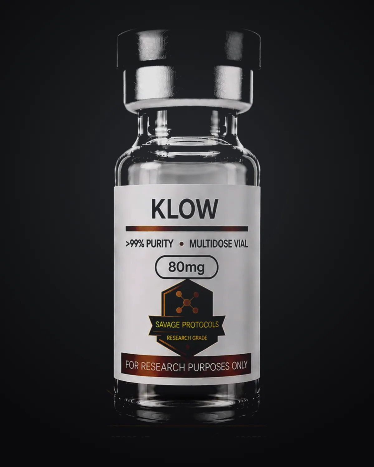GHK-Cu / BPC-157 / TB-500 / KPV Blend, 80mg research vial