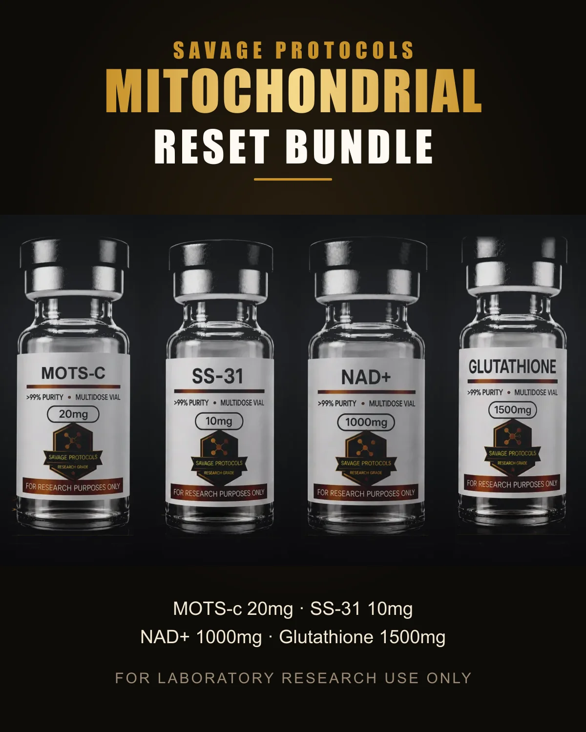 Mitochondrial Reset Bundle research vial